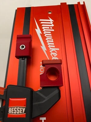 Milwaukee track Saw guide rail clamp adaptor feet to fit Bessey Clamp (Pair) 2x