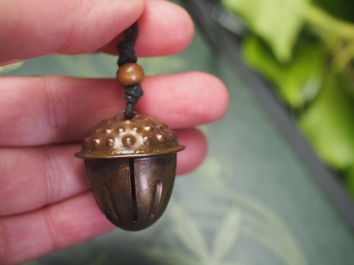Acorn Bell Pendant - Strength & Courage - Pagan, Wicca, Witchcraft, Ogham Tree - Picture 3 of 8