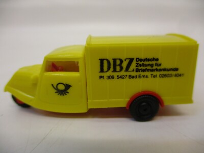 x-91493	Praline 1:87 Tempo Hanseat Dreirad DBZ sehr guter Zustand,