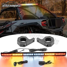 36" Rear LED Chase Light Bar Bracket Kit Reverse/Brake For ATV UTV Polaris RZR