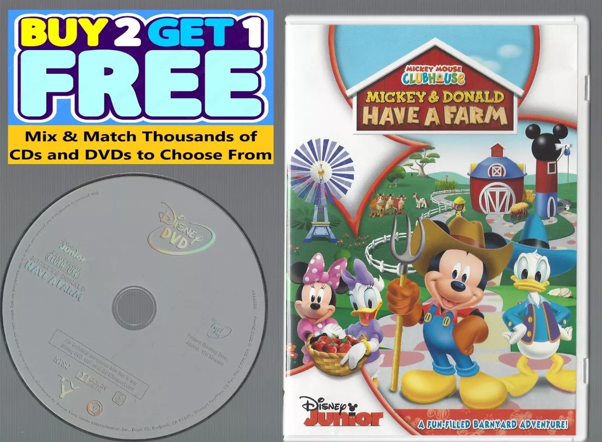 DVD Disney mickey mouse clubhouse mickey & Donald have a farm ( COVER ONLY )