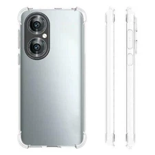For Huawei P50 AMZER Slim Protective Clear Soft TPU Case Cover With Bumper