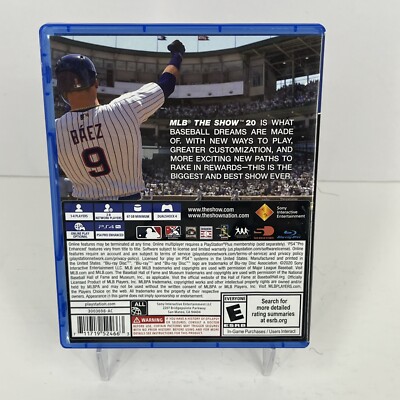 MLB The Show 20 (Sony PS4 PlayStation 4, 2020) 🎀 711719524663|