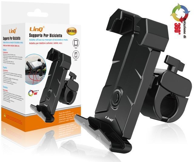 Soporte Para Bicicleta Manillar Smartphone Tablet BK682 Linq
