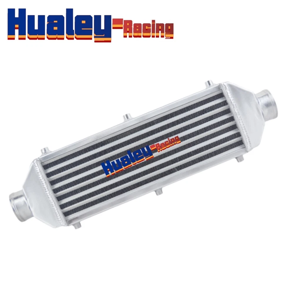 Универсальный промежуточный охладитель 24,6*7,5*2,8 дюйма с передним креплением FMIC алюминиевая трубка и ребро турбонаддува - Изображение 4 из 4