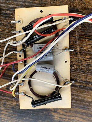 VINTAGE CORAL SPEAKERS Crossover Connection Panel | MADE IN