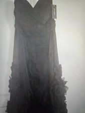 JOVANI STRAPLESS sweetheart A-Line CHIFFON Evening Dresses IMAGES