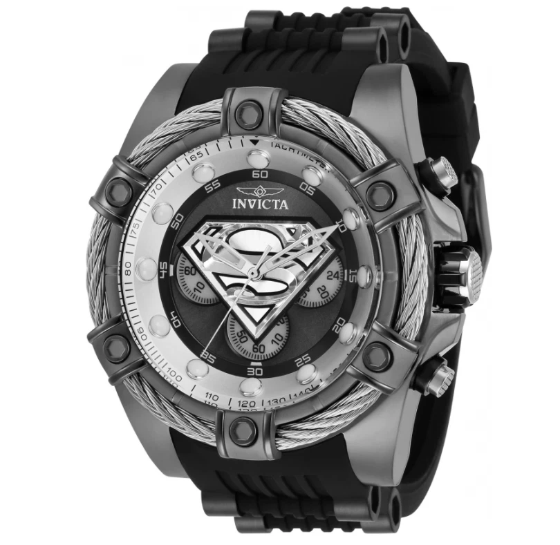 Invicta superman watch clearance black