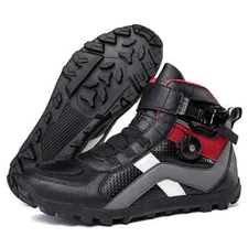 Motorcycle Riding Racing Boots  Anti-fall Leisure Knob Riding Board Shoes