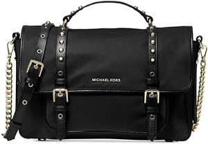 leila flap messenger nylon crossbody