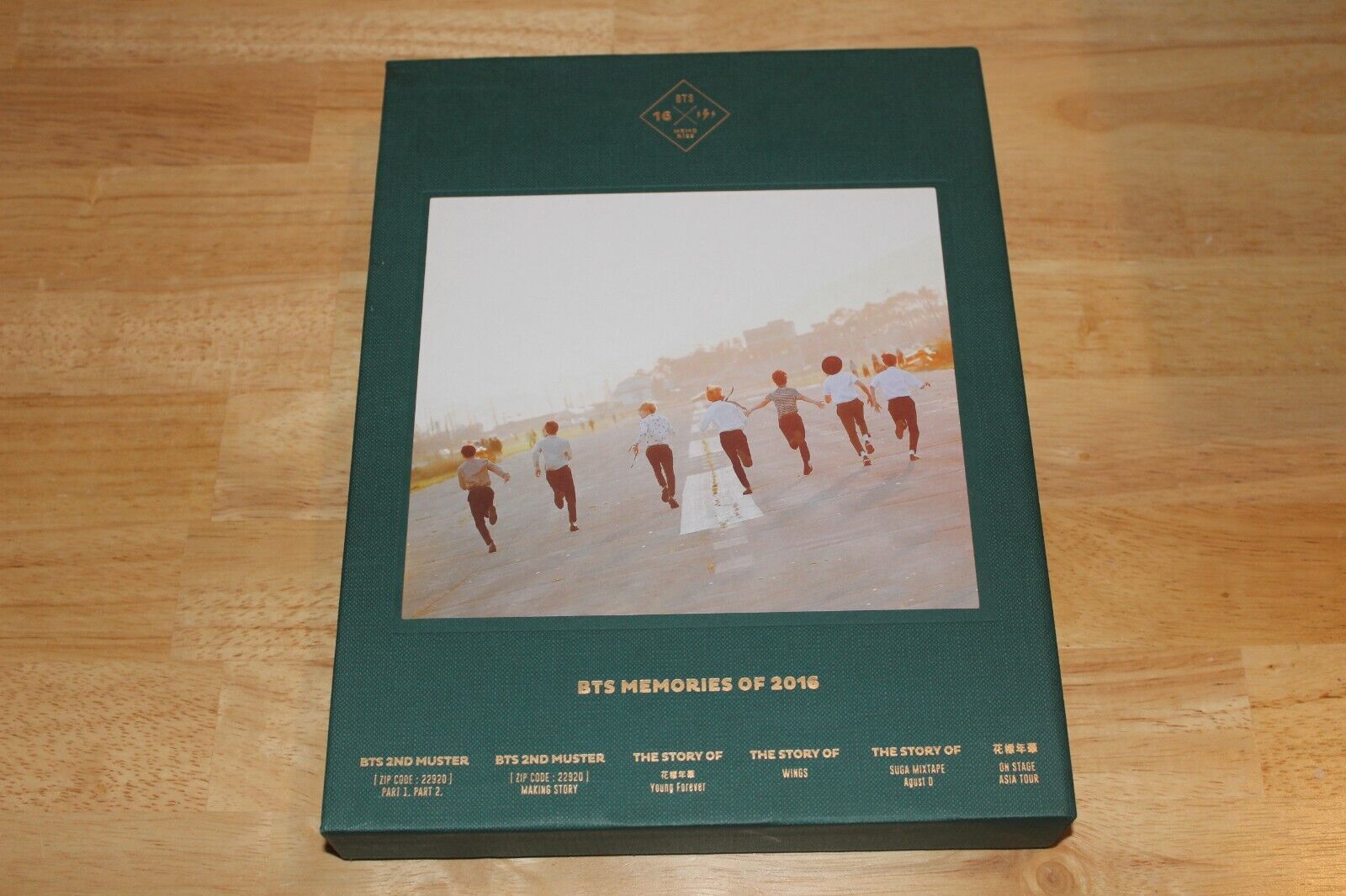 BTS Memories of 2016 (4 DVD, 2017) + photo card