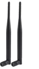QTY 2 RP-SMA DENON, YAMAHA, MARANTZ WIFI / BLUETOOTH ANTENNAS  "HIGH GAIN" 5dbi