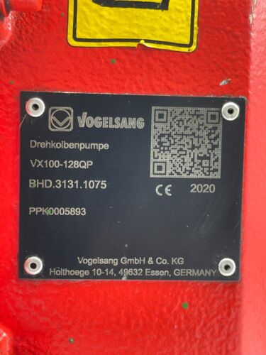 Hugo Vogelsang GmbH Drehkolbenpumpe VX100-128 QP Rotary Lobe Pump BHD.3131.1075 - Picture 2 of 19