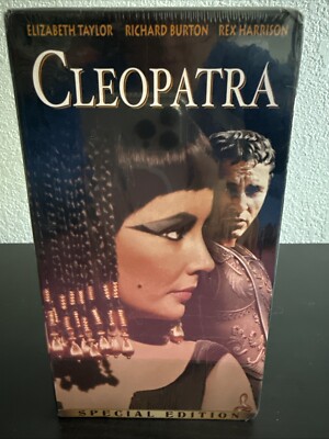 CLEOPATRA Special Edition 2 VHS Box Set Elizabeth Taylor New Factory Sealed