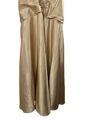 jessica mcclintock gold dress MIDORI METALLIC BANDAGE DRESS main image 0