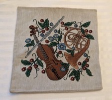 Musical Instruments Decorative Throw Pillow Case Cover W/ Pocket Closure