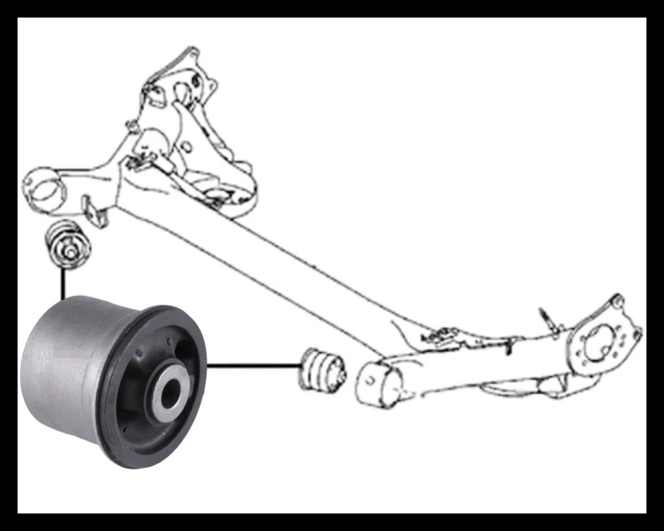 ВТУЛКА БАЛКИ ЗАДНЕЙ ОСИ ДЛЯ 2012-2014 TOYOTA PRIUS V 2008-2015 SCION xB ПАРА - Изображение 2 из 2