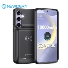 Wireless Battery Charger Case For Samsung S24 Plus Power Bank Charging Case