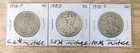 1918-P-D-S  Walking Liberty Half Dollar, 90% Silver - Key Dates (107 Yrs. Old)..