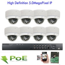 8CH 12MP NVR 5MP ONVIF 2.8-12mm Vari-Focal IP66 PoE IP Security Camera System