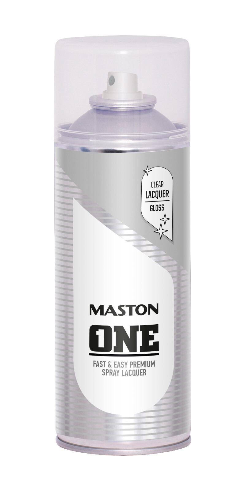 Maston One Spray Lacquer Gloss - Wood, Metal, Plastic, Glass, Ceramics - Fast Drying - 15cm Spray Distance - Image 3