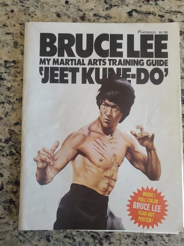 BRUCE LEE MY MARTIAL ARTS TRAINING GUIDE - JEET KUNE DO 1974 - RARE WITH POSTER