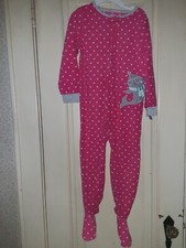 Carter's Girls One Piece Fleece Pajamas Size 4T  NEW WITH TAGS