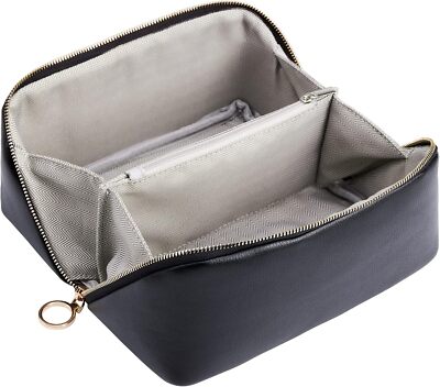 KALIDI Groß Kapazität Kosmetiktasche Damen Mäppchen Make Up Bag