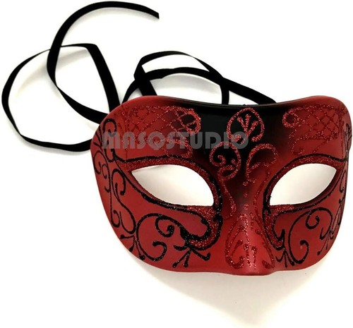 Mens Masquerade Ball Mask Cosplay Mardi Gras Prom Dance Birthday Bachelor Party - Picture 41 of 46