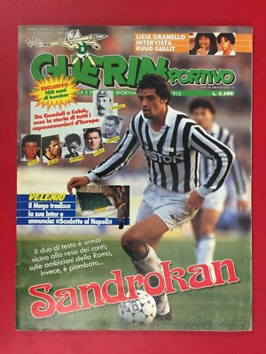 Guerin Sportivo N°43 1987 - Avec Film Gullit, Pacione, Elkjaer - Vintage Football Magazine