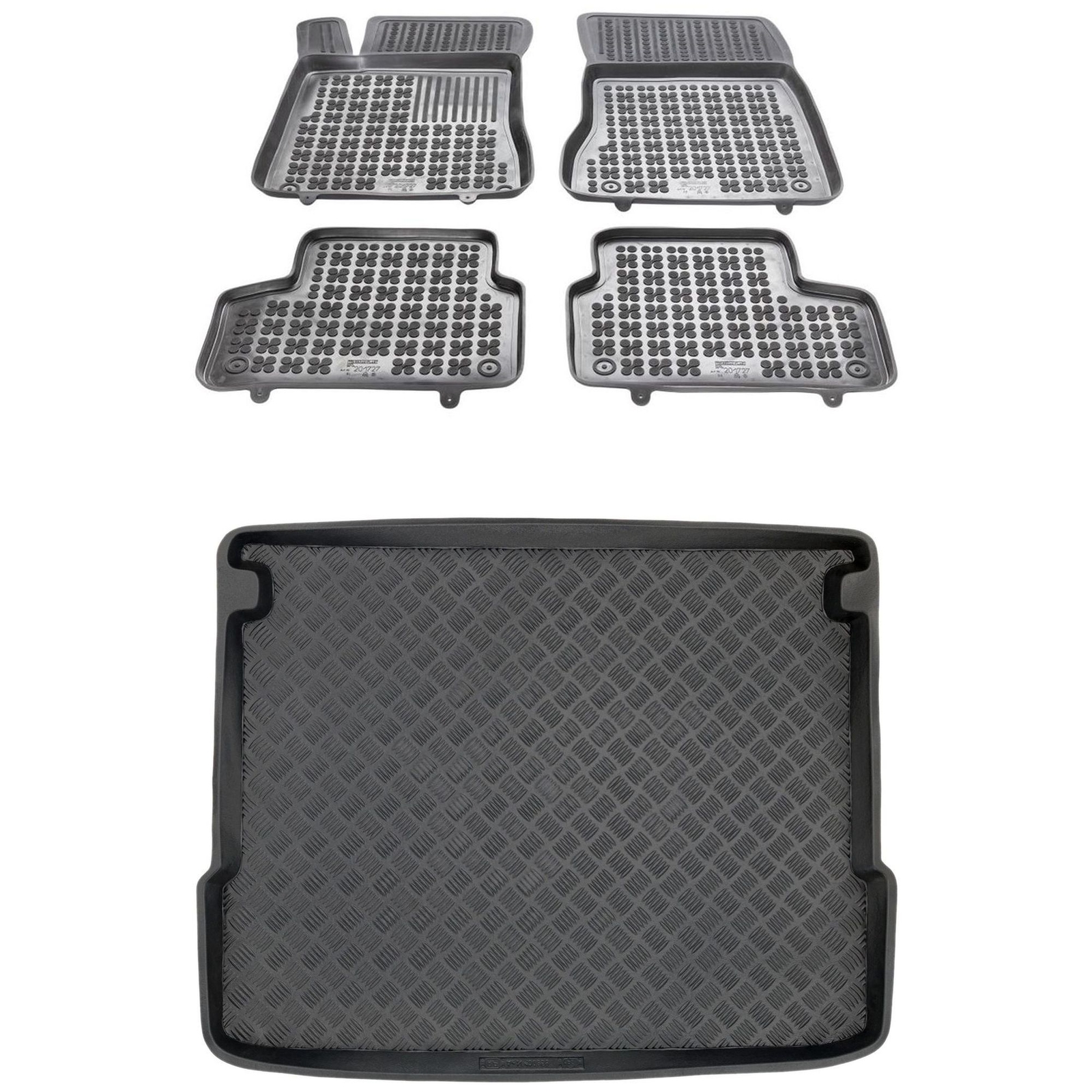 Tapis de coffre en PE haut de gamme et tapis de sol pour Mercedes GLB I