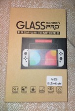 2-Pack Tempered Glass Screen Protector For Nintendo Switch OLED