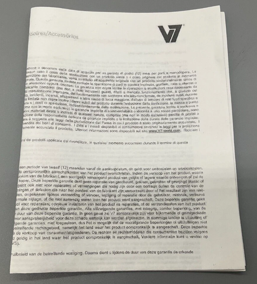 Batería de iones de litio V7 de 6 celdas para portátil Lenovo ThinkPad 10,8 V 4400 mAh IBM-E535V7 Foto 2 de 4