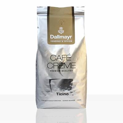 Dallmayr Cafe Creme Ticino - 1kg Kaffee ganze Bohne Vending & Office