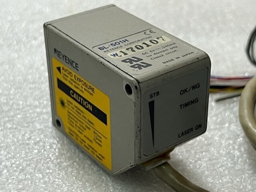 Keyence BL-501H Barcode Reader Laser Sensor Used - Picture 5 of 12