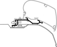 Thule Omnistor 6300 Adapter FüR Fiat Ducato (H2) Ab Bj. 06/2006, 325Cm