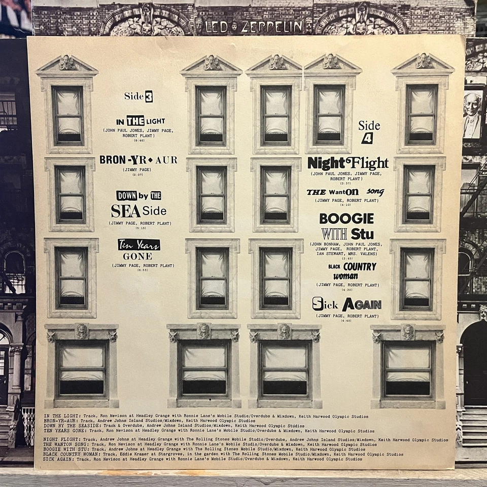 [ROCK/POP]~EXC 2 DOUBLE LP~LED ZEPEPLIN~Physical Graffiti~{1975~SWANSONG}~GERMAN - Image 4 of 4