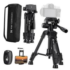 Mini Desk Tripod for Camera, 25" Aluminum Tabletop Cellphone Video Tripods