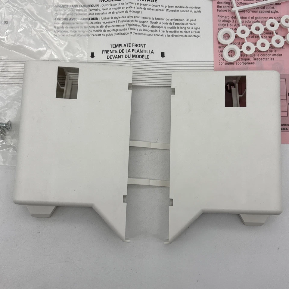 Soportes de montaje para cafetera espaciadora Black & Decker soportes sin usar Foto 2 de 4