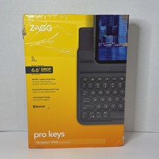 ZAGG Pro Keys Wireless Keyboard Folio Case for Apple iPad 10th Gen Grey