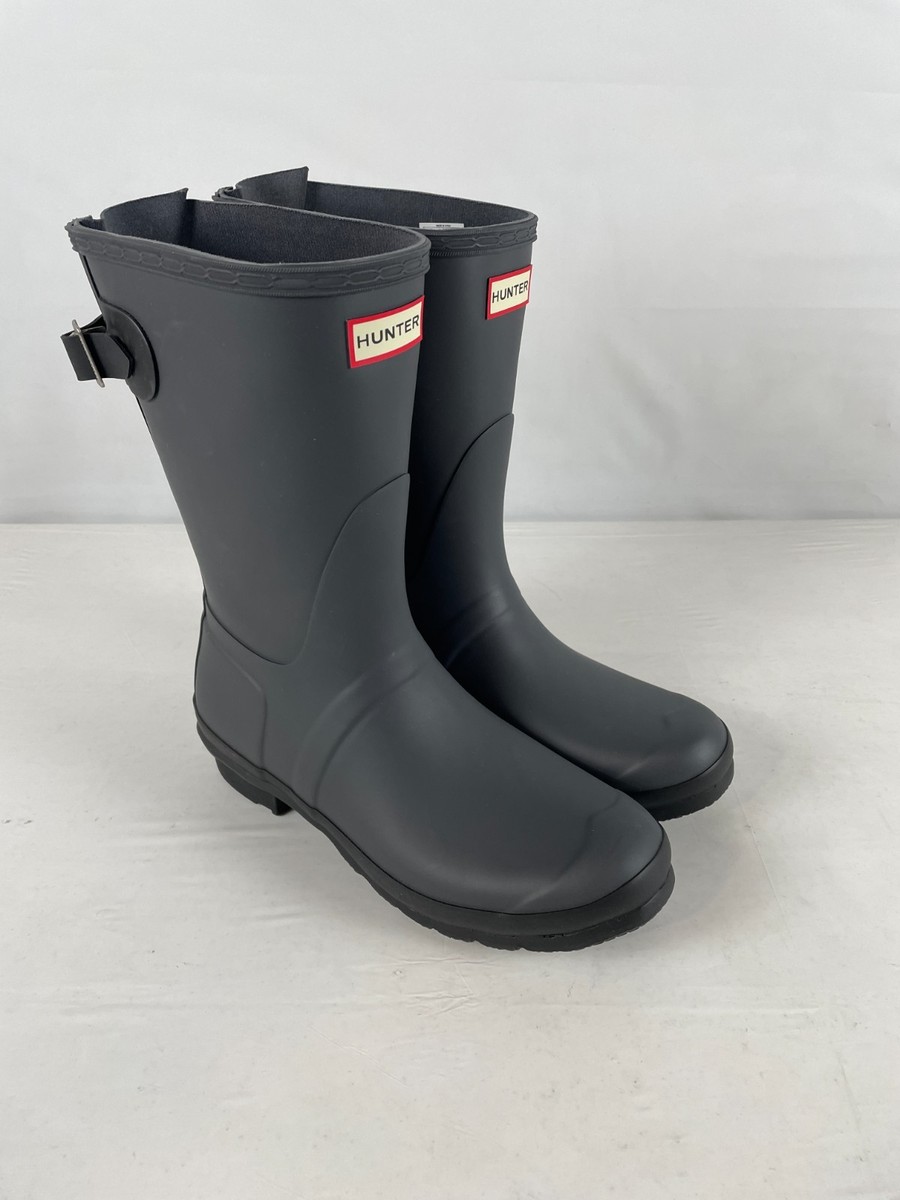 Hunter Women's Original Back Adjustable Short Rain Boots, Luna