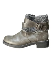 Rocket Dog Boots Womens 9 Gray Trepp Grand Buckle Gorpcore -Read
