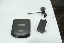 Vintage Sony Discman Compact Portable CD Player w/ AC Adapter Tested Working