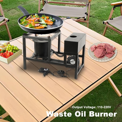 #ad #ad 12V Waste Oil Burner Oil Stove Outdoors Cooking Hot Heating Furnace Burning Tool $229.00