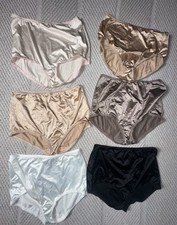 6 Vanity Fair Briefs Size 10 3XL Silky Nylon Briefs 40301 NWOT