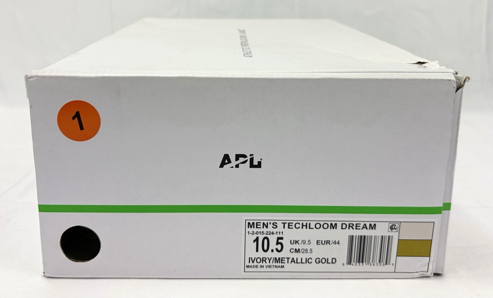 Athletic Propulsion Labs Techloom Dream Shoes Ivory/Metallic Gold Men's 10.5 NIB