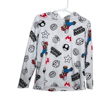 Super Mario Sweatshirt Boy's 4 Printed Pullover Hoodie Long Sleeve Shirt Top