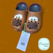 Crocs Cars Mater Tow Classic Clog Brown - Kids Size 13C