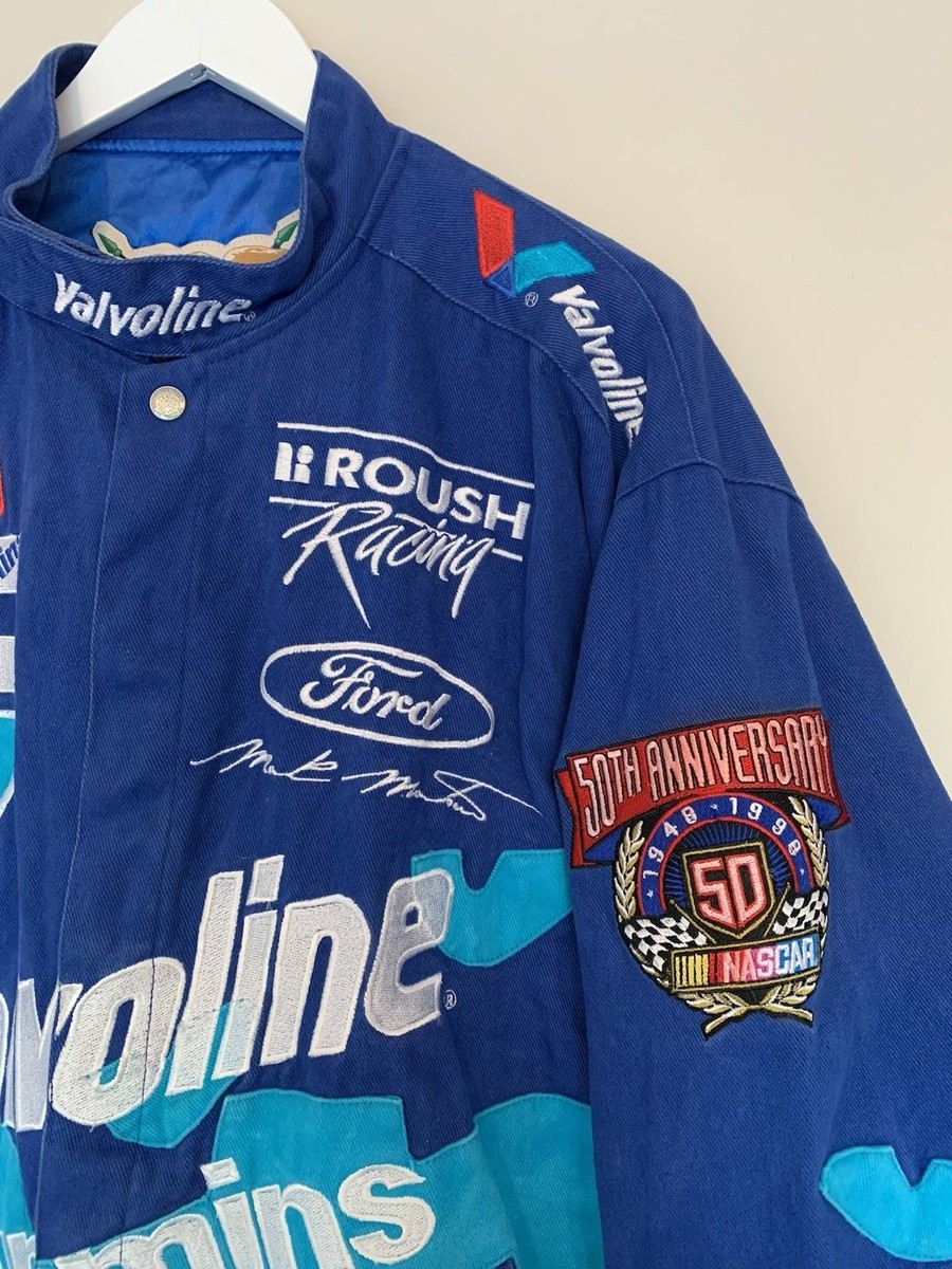 Vintage 90's Jeff Hamilton Racing Collection Jacket NASCAR Men's