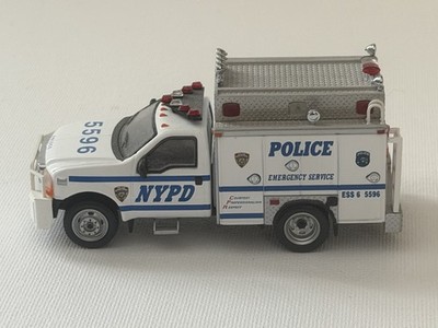 CODE 3 N.Y.P.D. 92 Ford Radio Emergency truck  #12551 Rare and hard to find